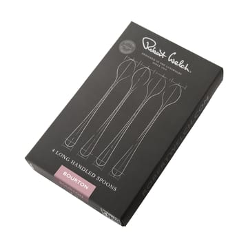 Bourton Bright latté spoon 4 pieces - Stainless steel - Robert Welch