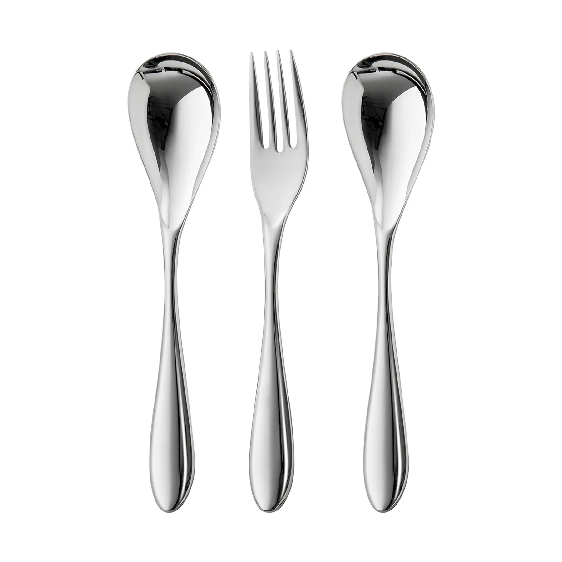 Bourton Bright serving cutlery 3 pieces, Stainless steel Robert Welch