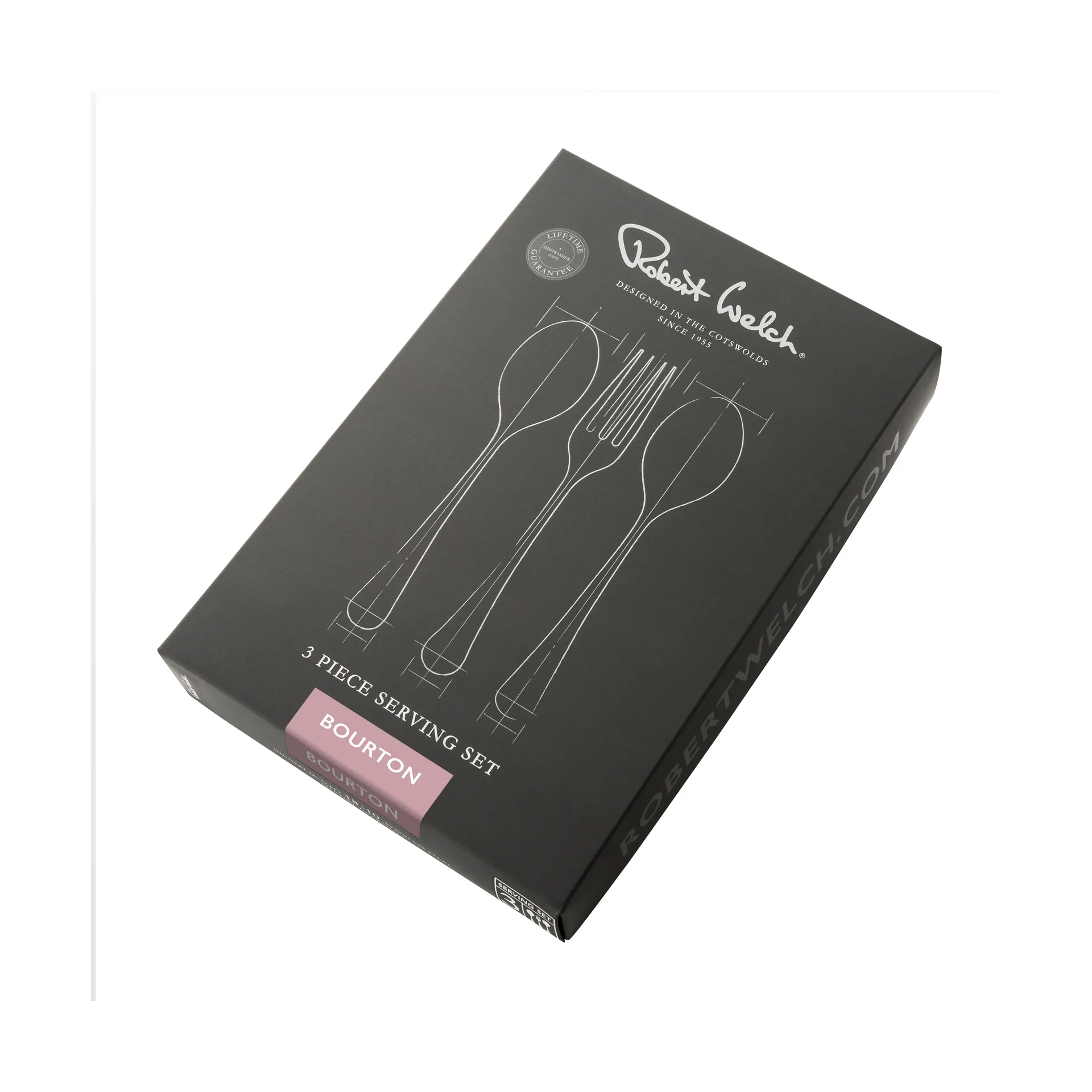 Bourton Bright serving cutlery 3 pieces, Stainless steel Robert Welch