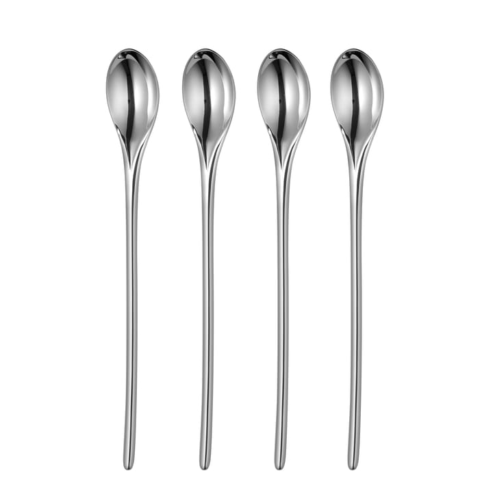 Bud Bright latté spoon 4 pieces - Stainless steel - Robert Welch