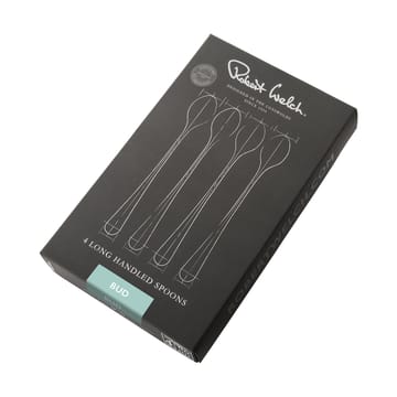 Bud Bright latté spoon 4 pieces - Stainless steel - Robert Welch