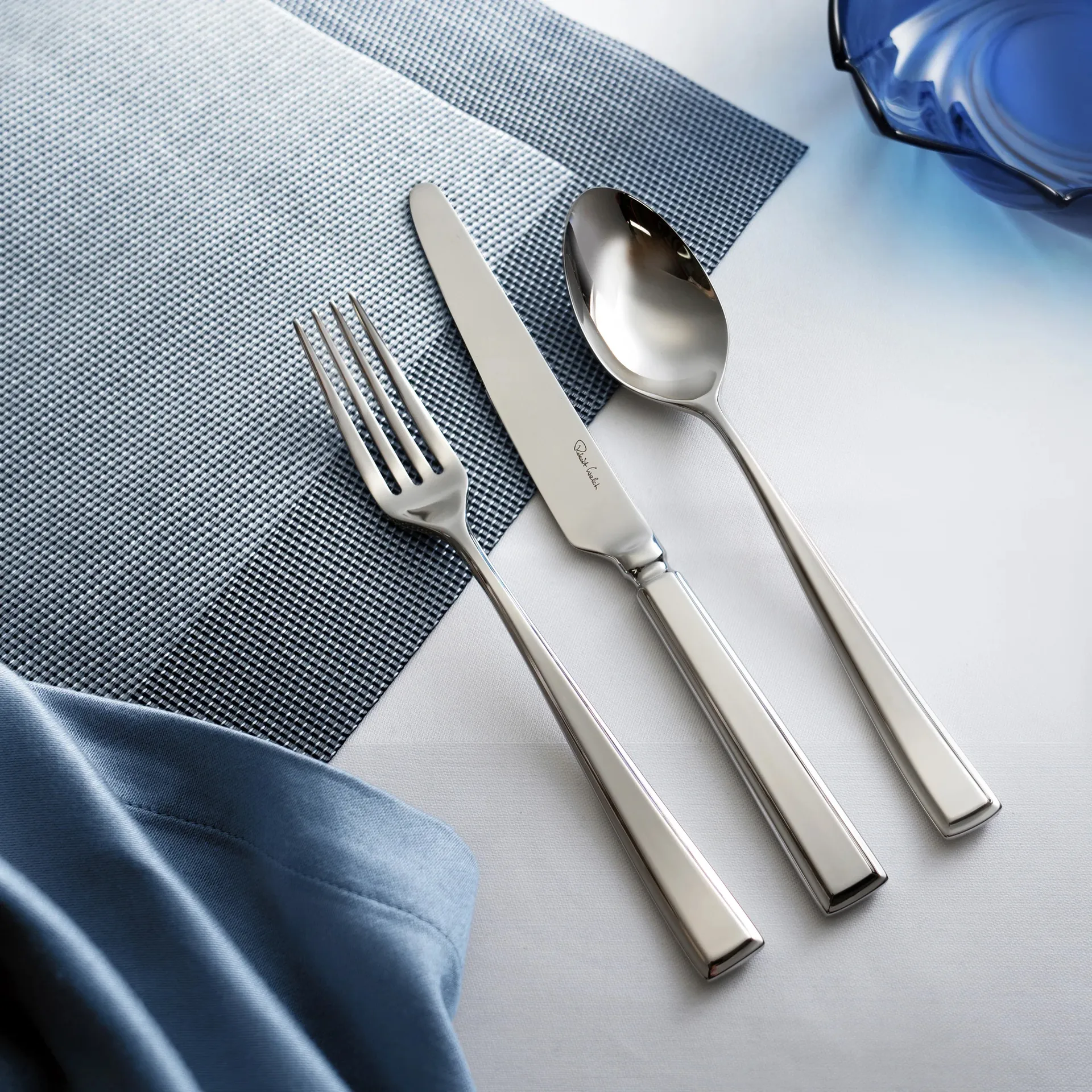 Fairford bright starter fork, Stainless steel, 18.2 cm Robert Welch