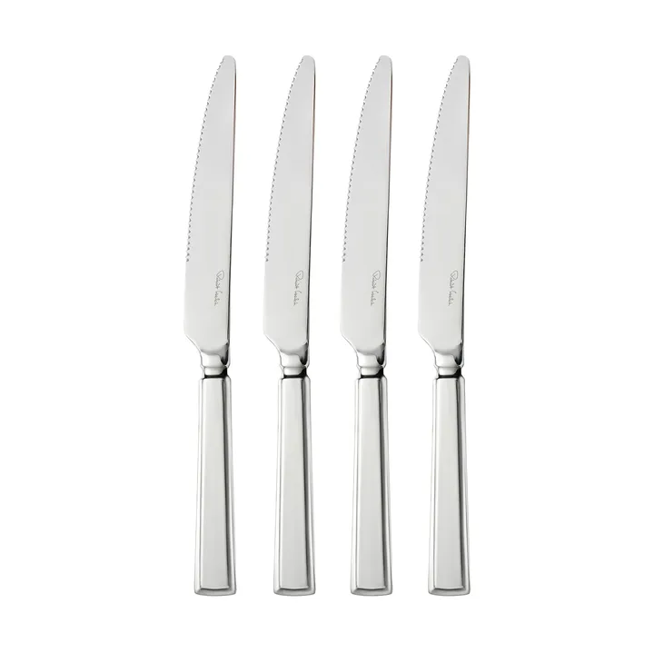 Fairford bright steak knife - Stainless steel, 4-pack - Robert Welch