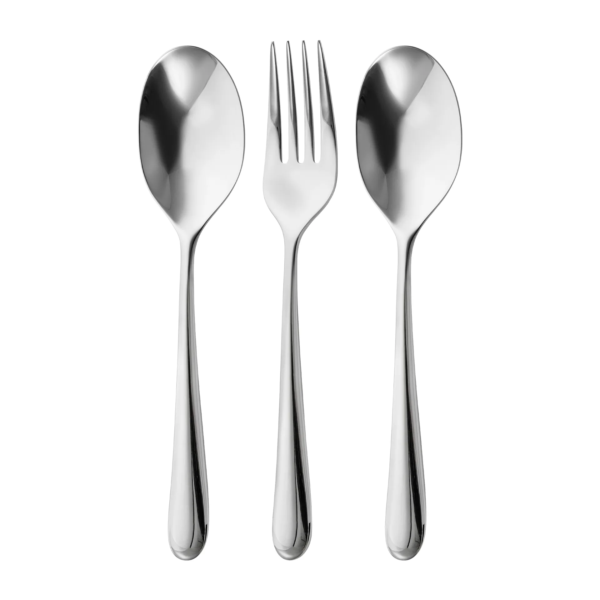 Kingham Bright serving cutlery 3 pieces, Stainless steel Robert Welch