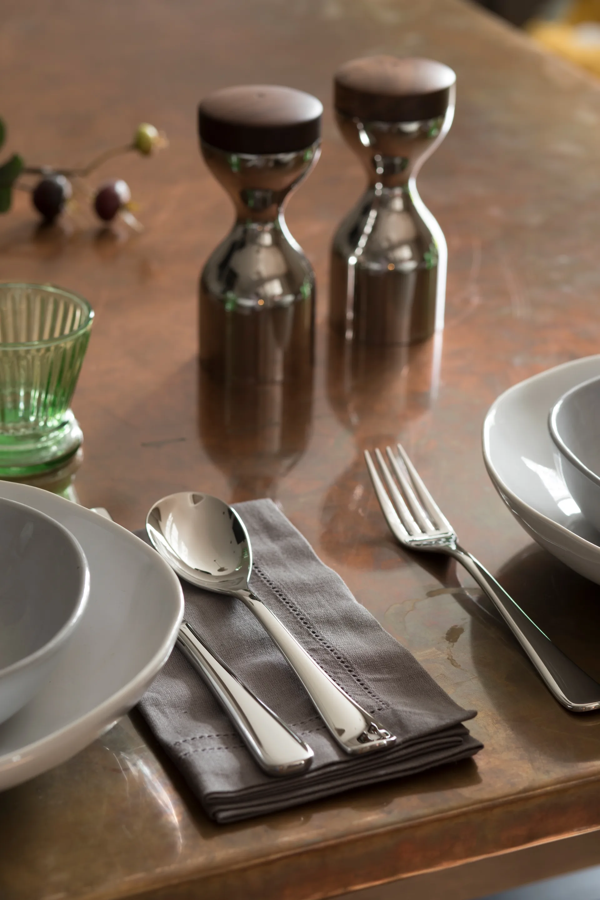 Limbrey pepper mill 14.5 cm, Stainless steel Robert Welch