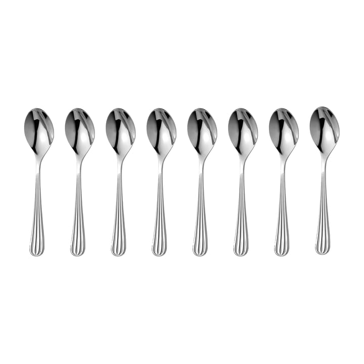 Palm Bright coffee spoon 8-pack - Stainless steel - Robert Welch