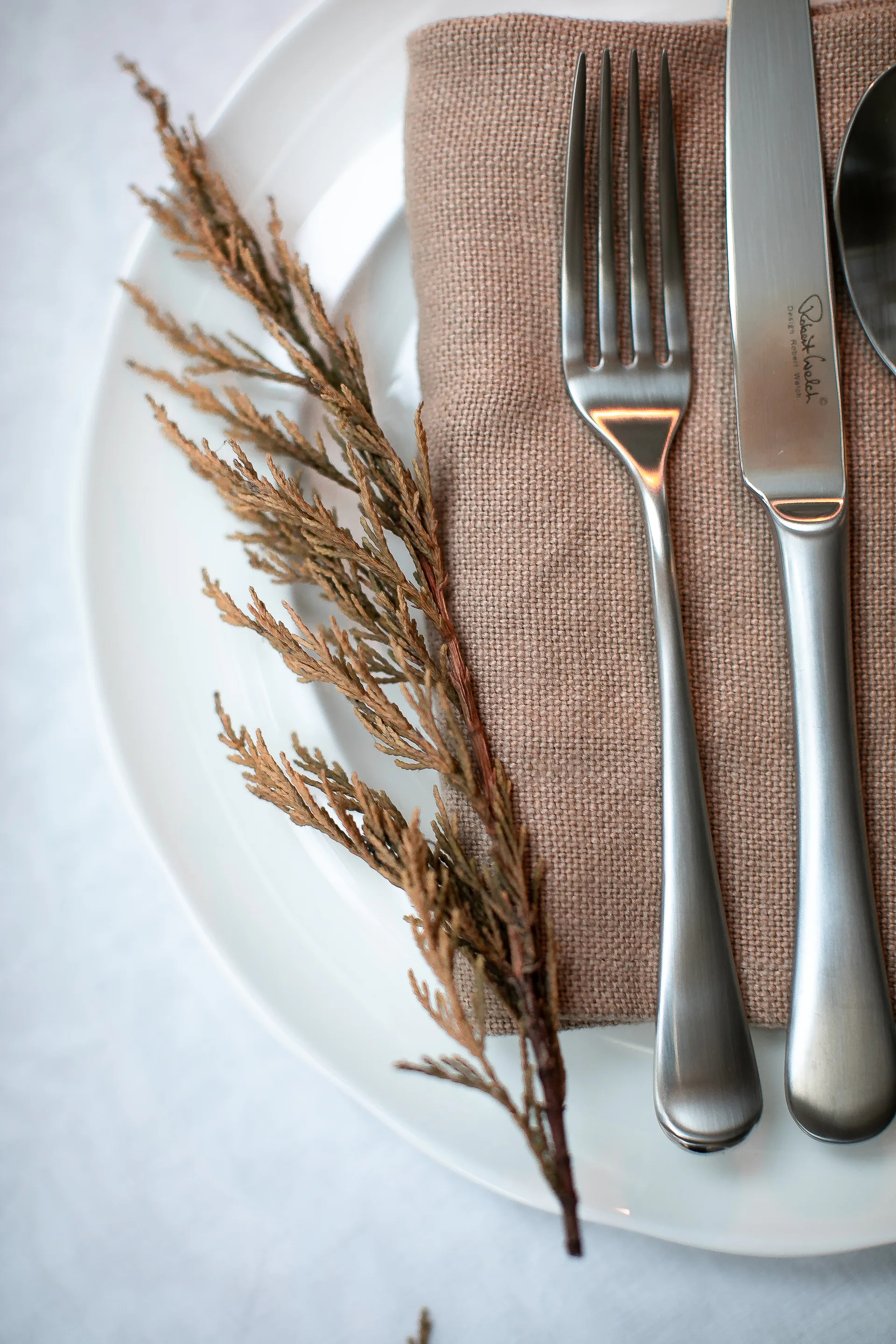 Radford side fork matte, Stainless steel Robert Welch