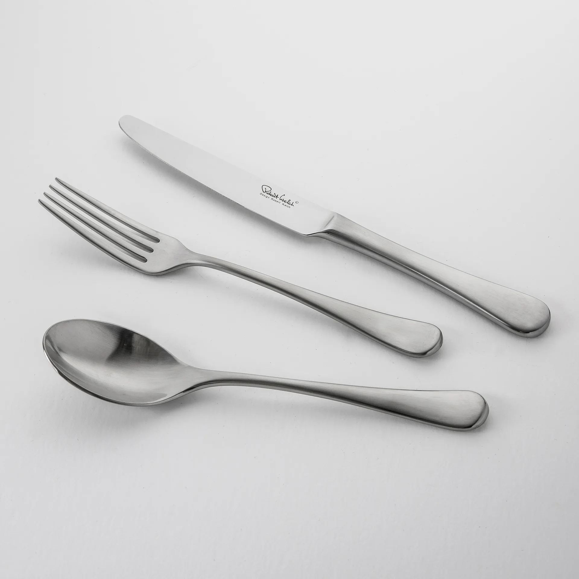 Radford Table fork matte, Stainless steel Robert Welch