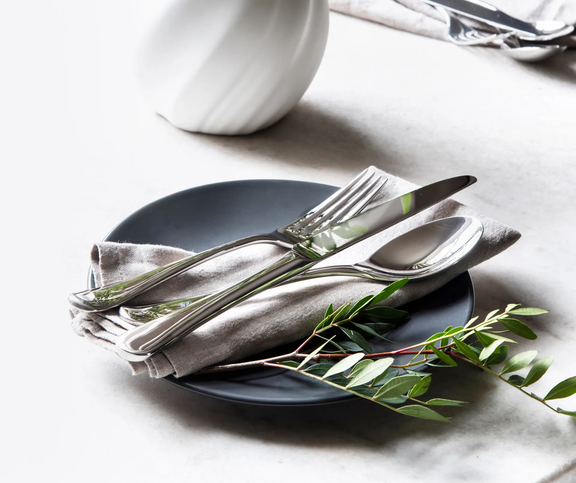 Radford table spoon mirror, Stainless steel Robert Welch