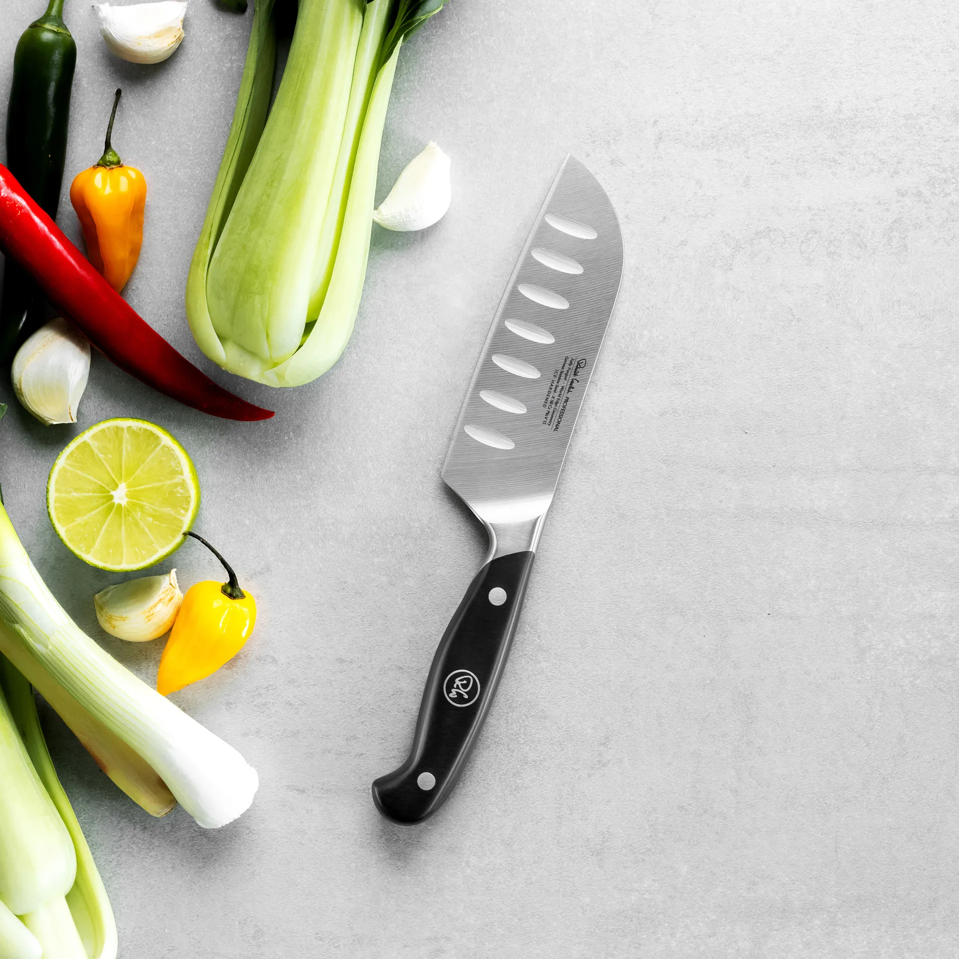 Robert Welch professional santoku knife 12 cm, Stainless steel Robert Welch