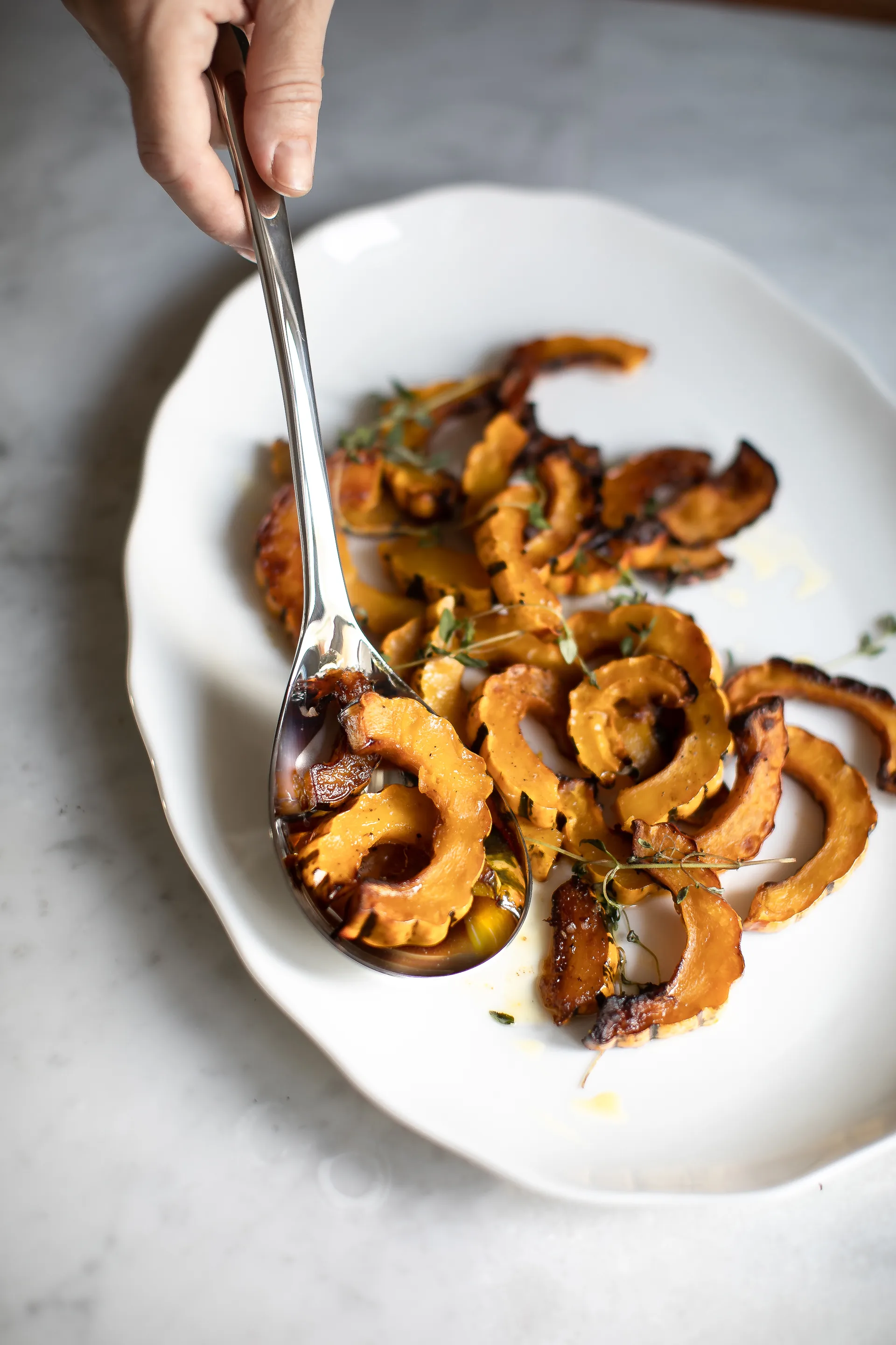 Robert Welch Signature serving spoon deep, Stainless steel Robert Welch