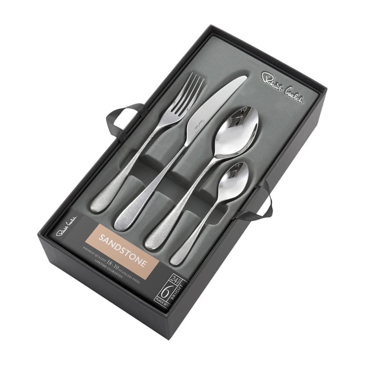 Sandstone cutlery set polished - 24 pieces - Robert Welch