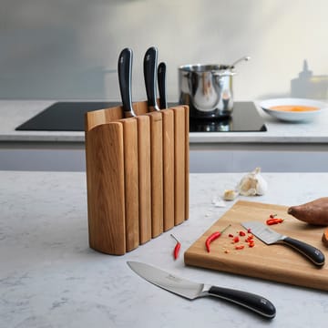 Signature Book Oak knife block set 7 pieces - oak - Robert Welch