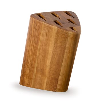 Signature Prism Oak knife block set 7 pieces - oak - Robert Welch