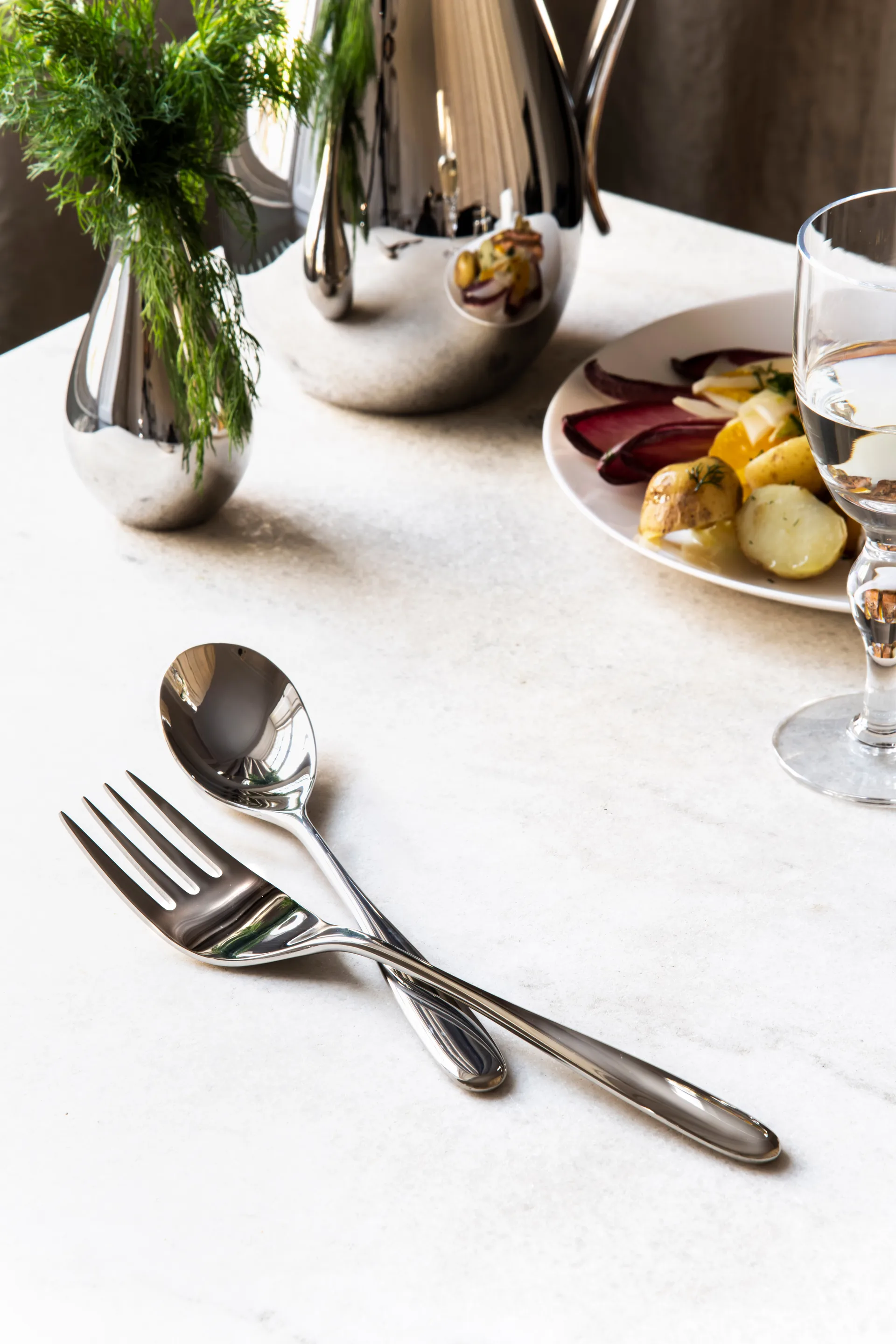 Stanton Bright serving cutlery 3 pieces, Stainless steel Robert Welch