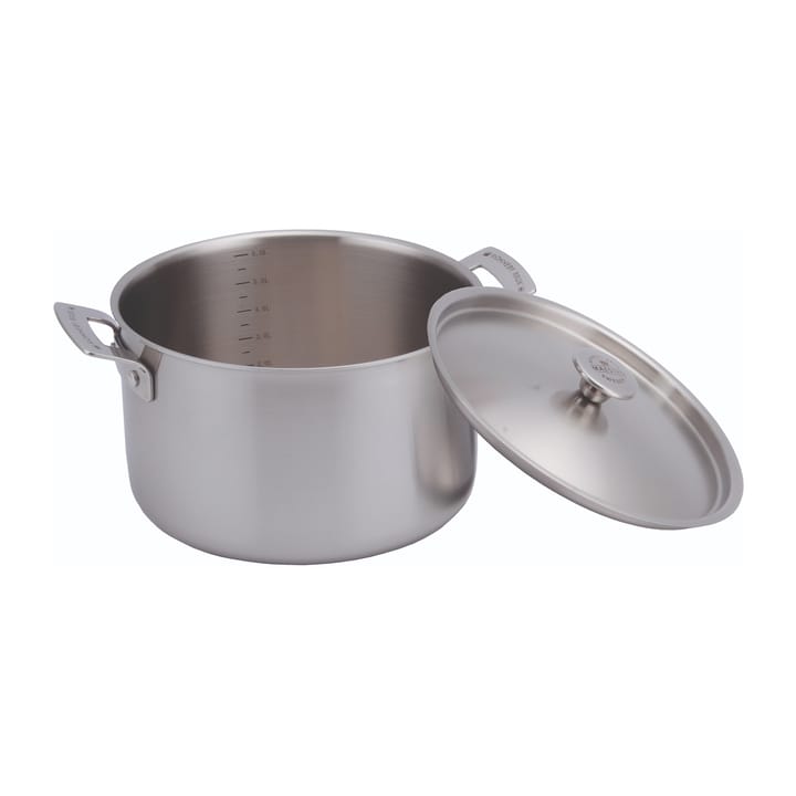 Inox casserole stainless steel sauce pan  lid - 6 l - Ronneby Bruk