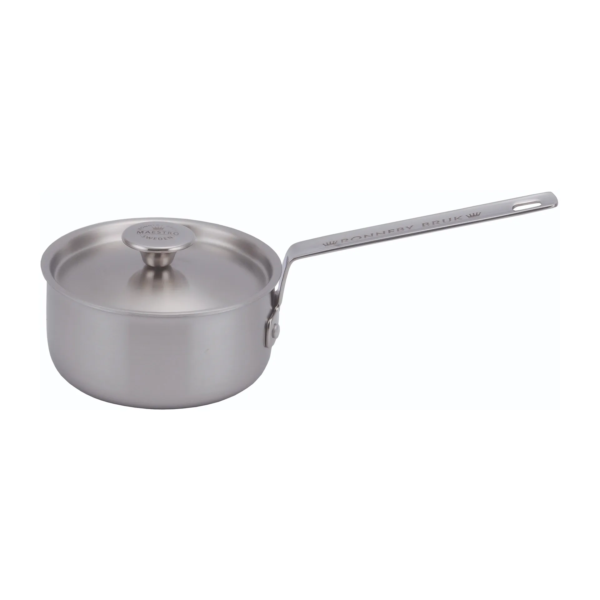 Inox stainless steel sauce pan lid, 1.2 l Ronneby Bruk