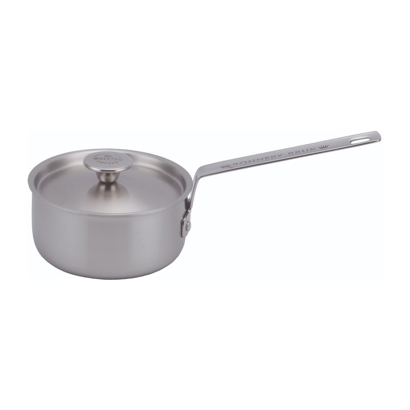 Ronneby Bruk Inox stainless steel sauce pan lid 1.2 l