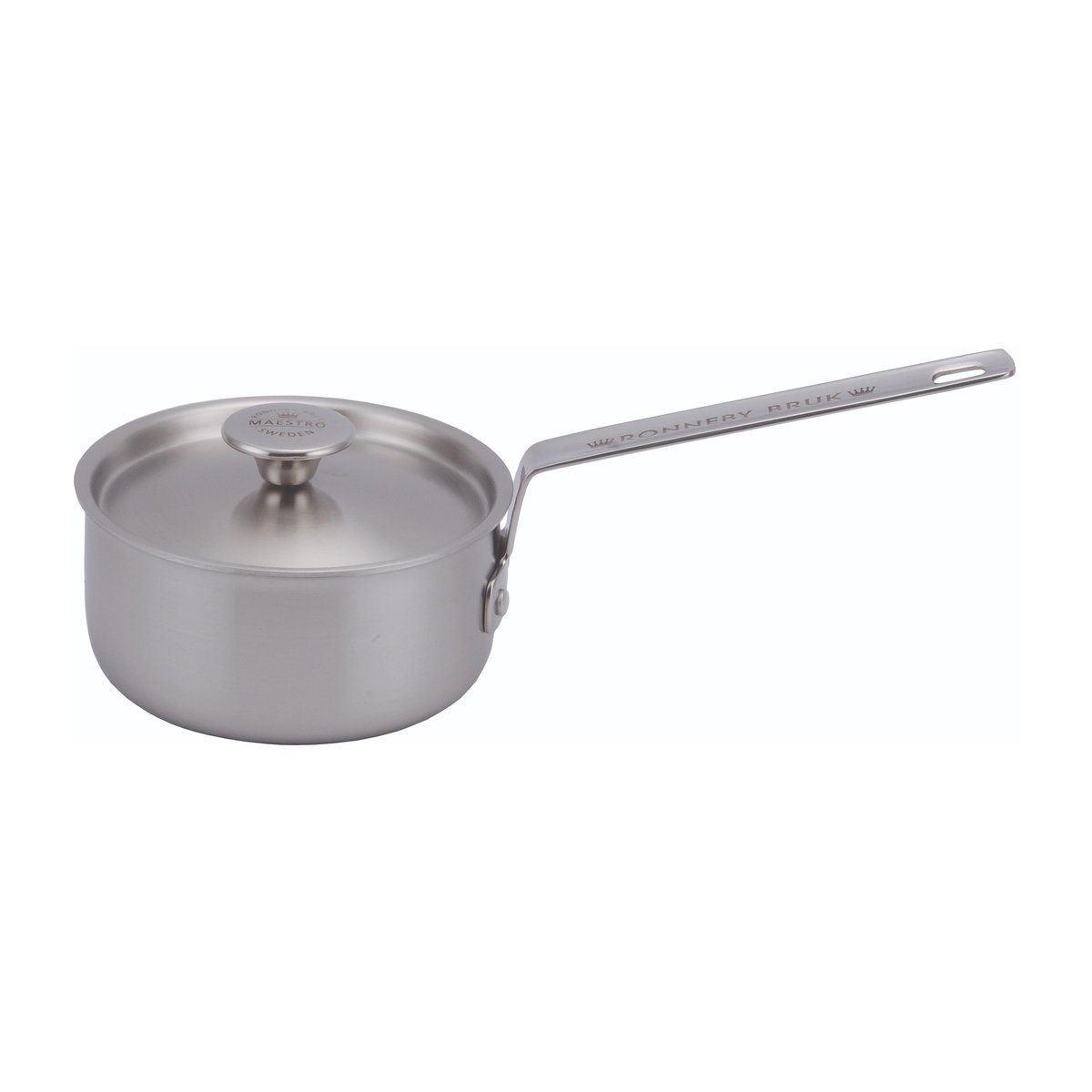 Ronneby Bruk Inox stainless steel sauce pan lid 1.2 l