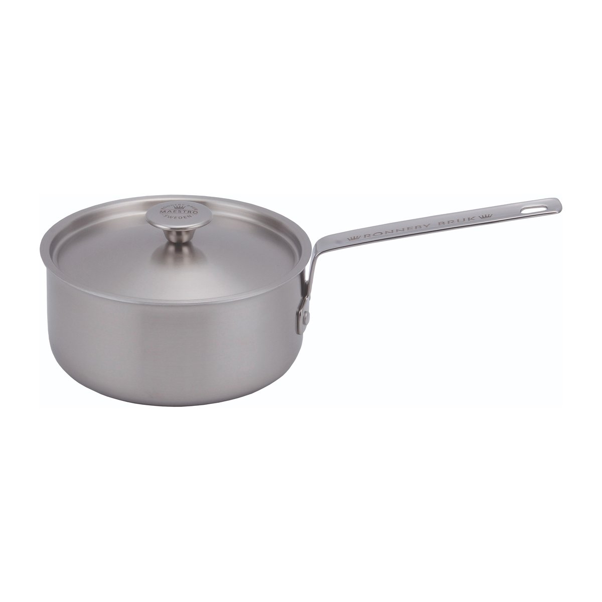 Ronneby Bruk Inox stainless steel sauce pan lid 2.4 l