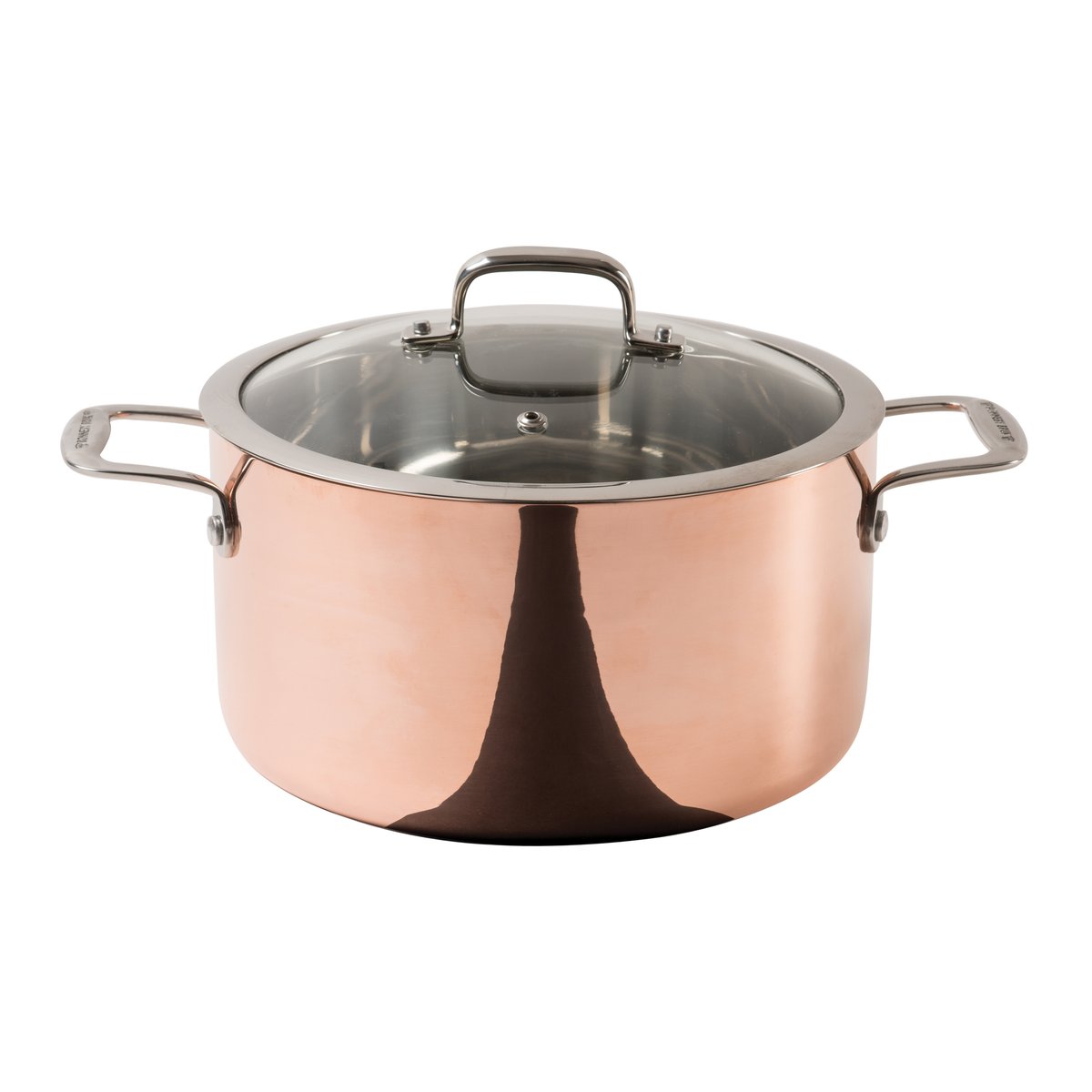 Ronneby Bruk Maestro casserole dish copper 5 L | Scandinavian Design | Cooking pots & Casserole dishes | Gold-coloured