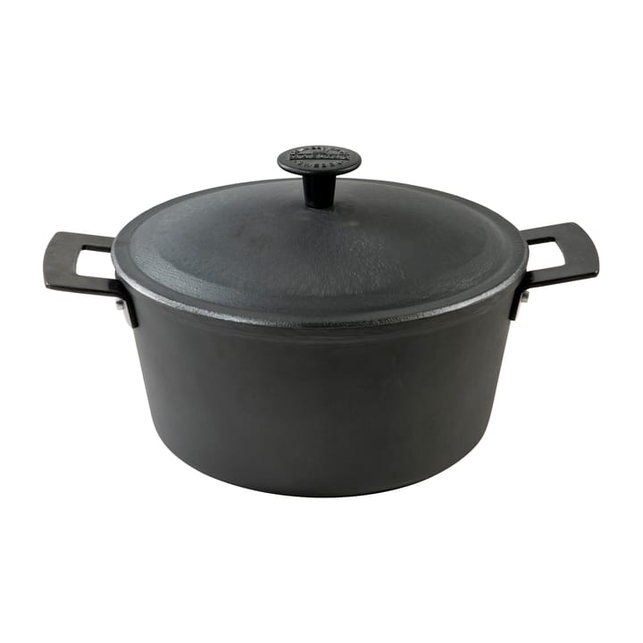 Cast iron cookware from Ronneby Bruk Sweden, pre-seasoned