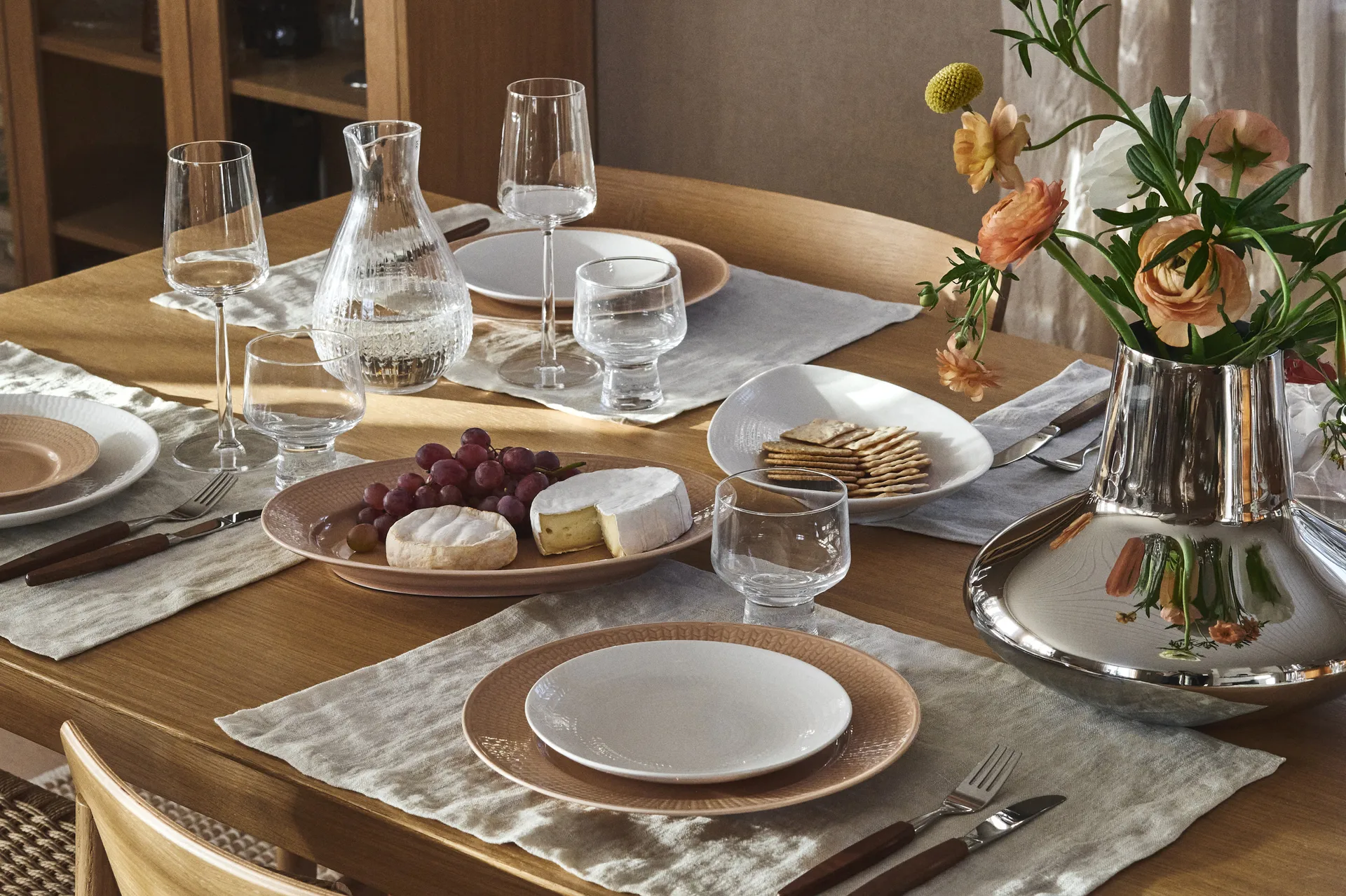 Blue Fire serving platter, White, 20x29 cm Rörstrand