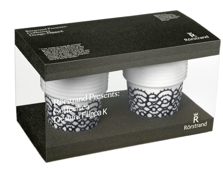 Filippa K mug 2-pack - black tip 2-pack - Rörstrand