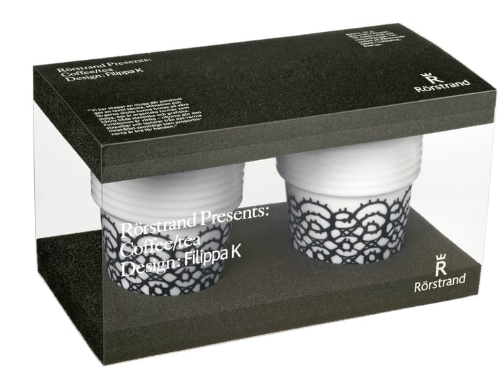 Filippa K mug 2-pack, black tip 2-pack Rörstrand