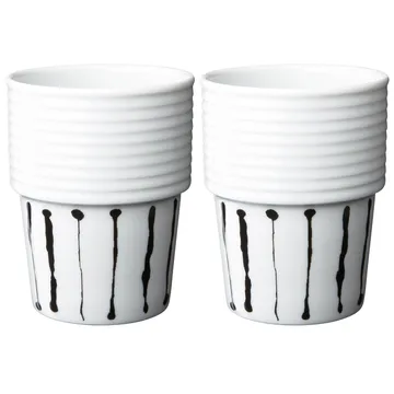 Filippa K mug 2-pack - Ink stripe 2-pack - Rörstrand