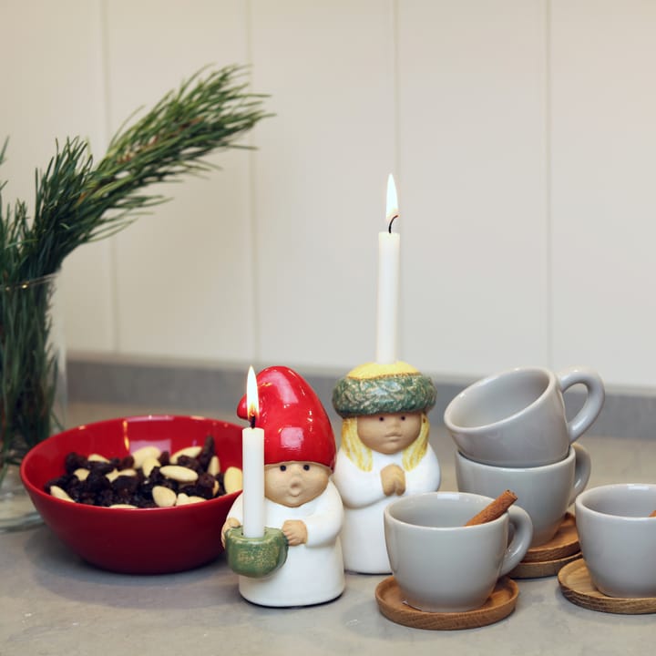 Lucia figurin, white-green Rörstrand