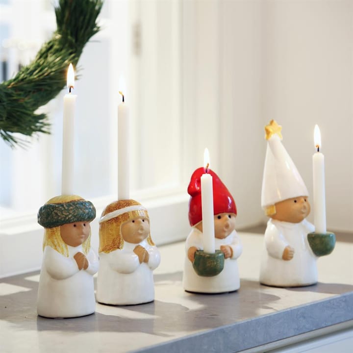 Lucia figurin, white-green Rörstrand