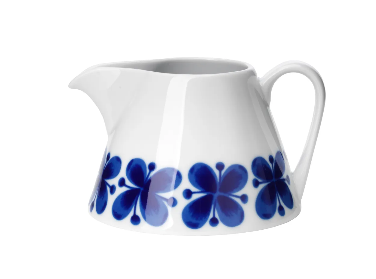 Rörstrand Mon Amie jug 35 cl gift wrap Blue-white | Scandinavian Design | Water jugs and carafes | Blue