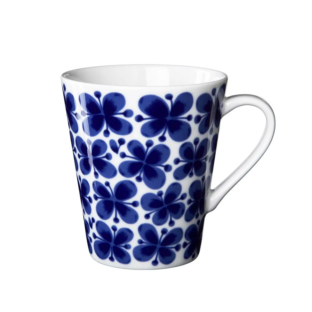 Rörstrand Mon Amie Mug with handle white-blue | Scandinavian Design | Coffee cups | Blue