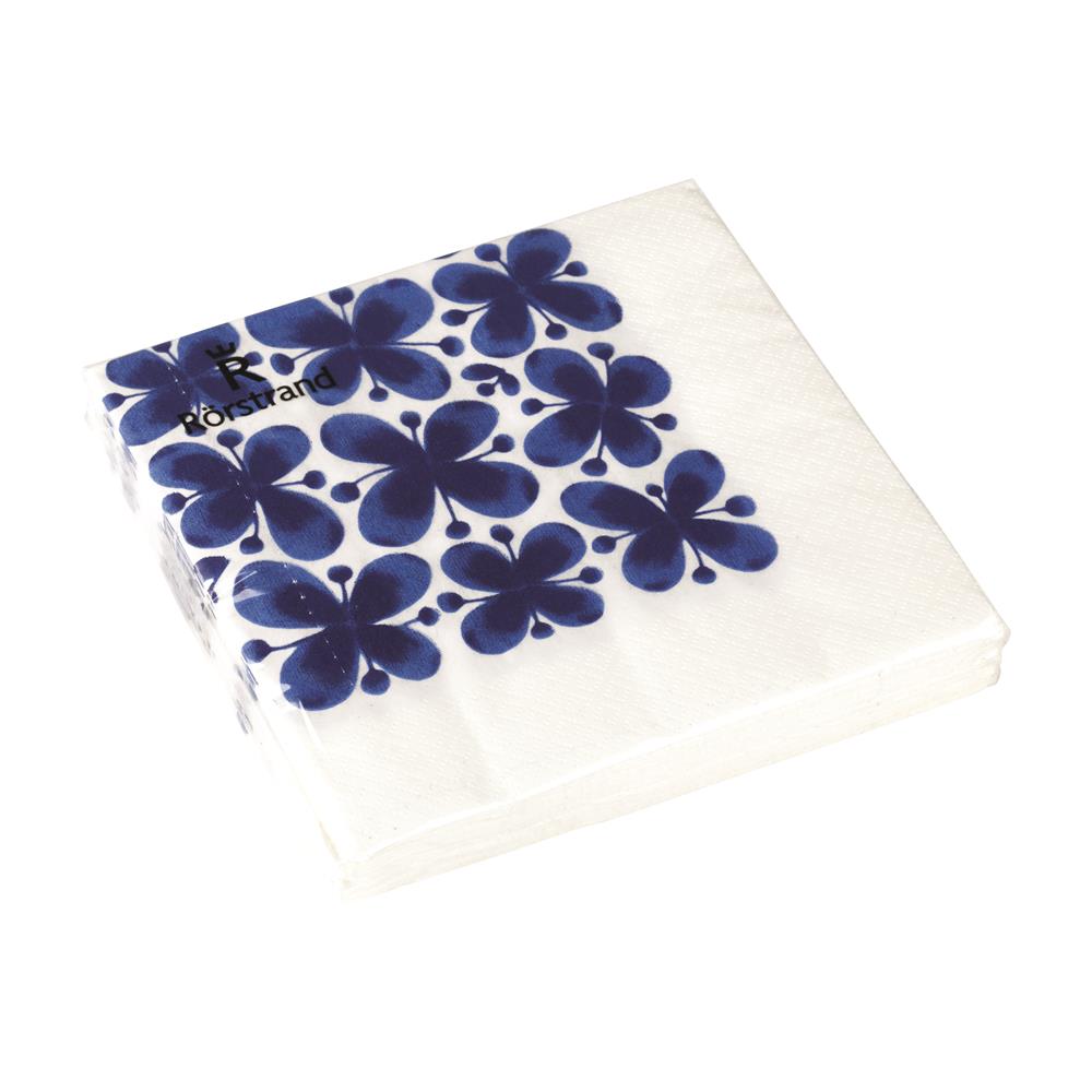 Rörstrand Mon Amie napkin 20-pack blue-white | Scandinavian Design | Paper napkins | Blue
