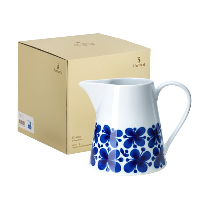 Mon Amie pitcher 1.2 l gift wrap - Blue-white - Rörstrand