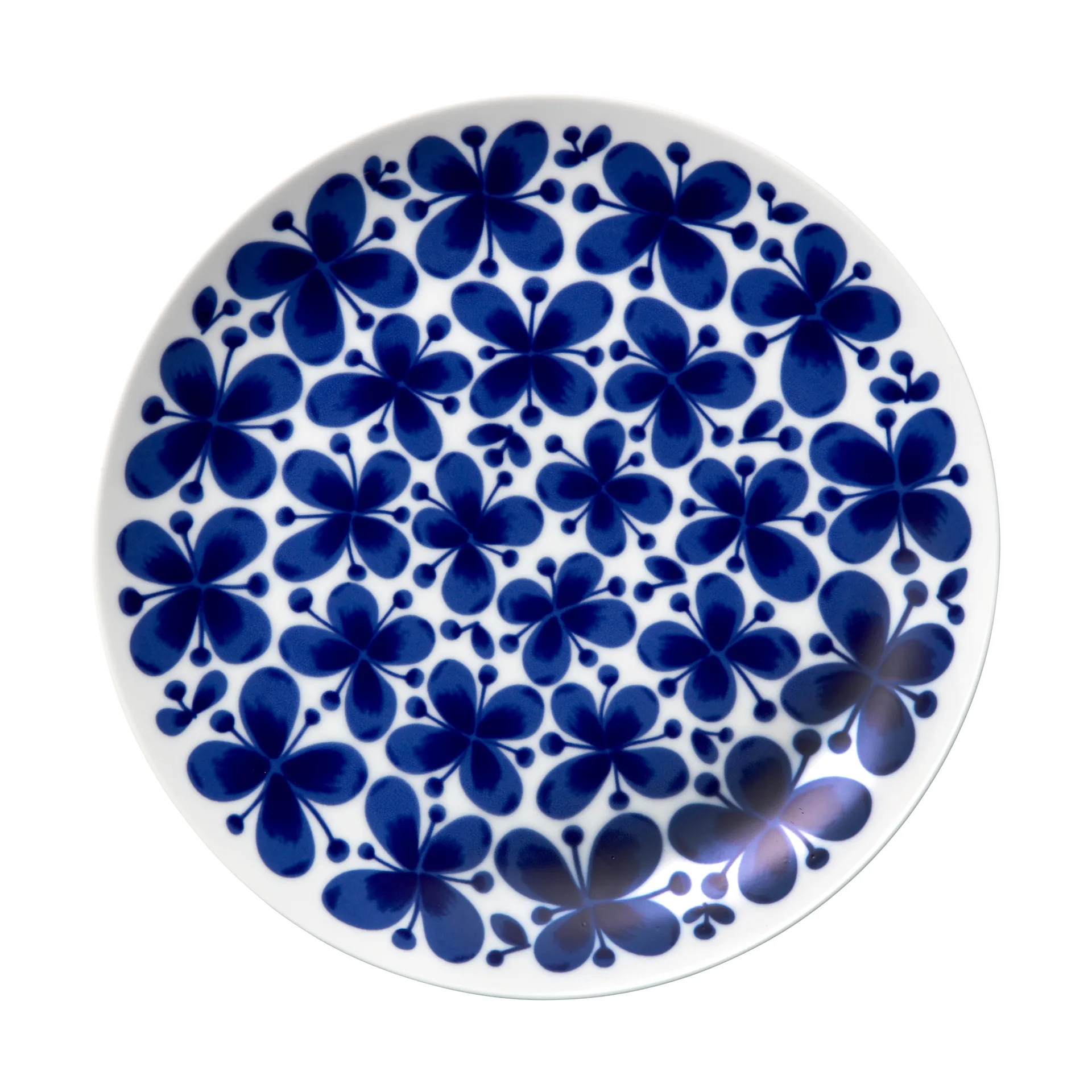 Mon Amie plate, white-blue Rörstrand