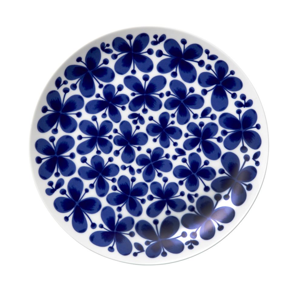 Rörstrand Mon Amie plate white-blue | Scandinavian Design | Dinner plates | Blue