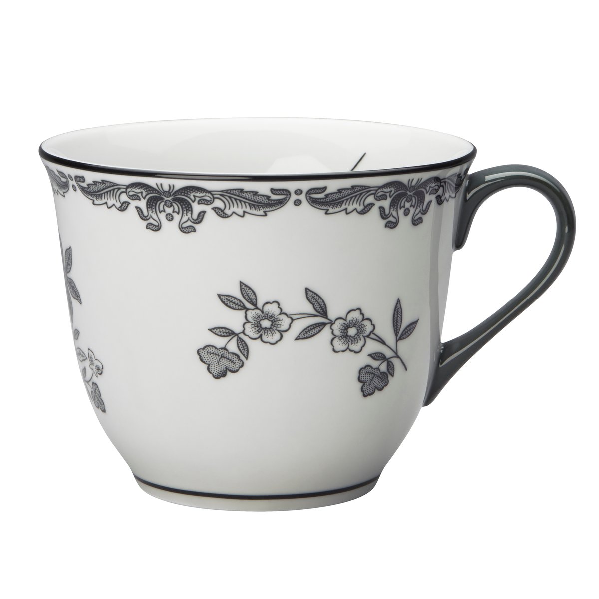 Rörstrand Ostindia Black mug 40 cl | Scandinavian Design | Coffee cups | Black