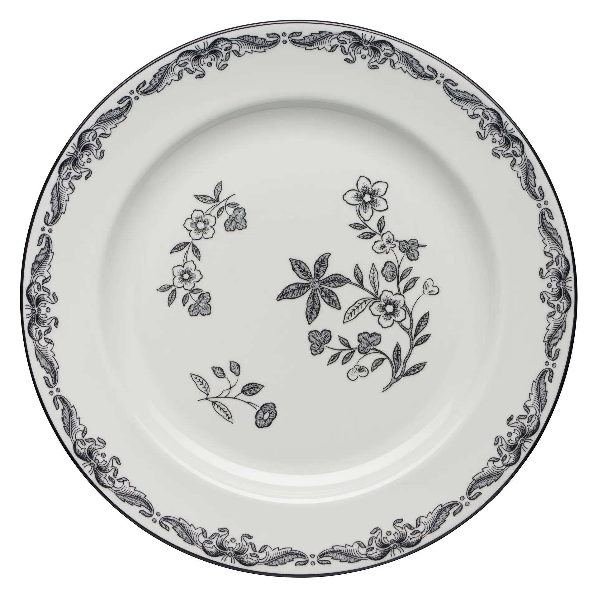 Ostindia Black plate, Ø 27 cm Rörstrand