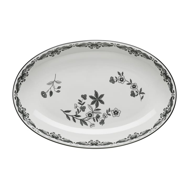 Ostindia Black serving plate oval 22x33 cm - Black - Rörstrand