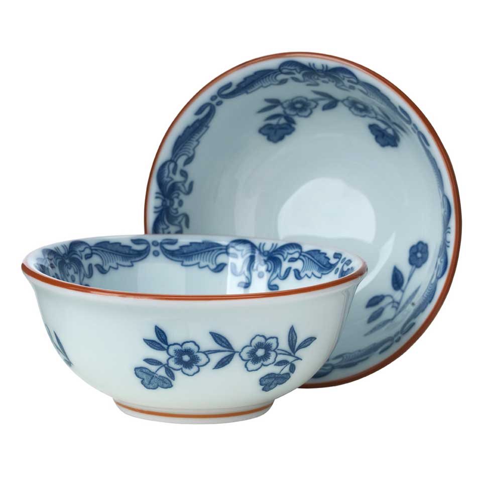 Rörstrand Ostindia bowl 2-pack 10 cl 2-pack | Scandinavian Design | Serving bowls | Blue
