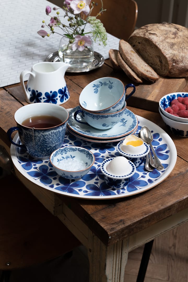 Ostindia cup with saucer 16 cl gift wrap - Blue-white - Rörstrand