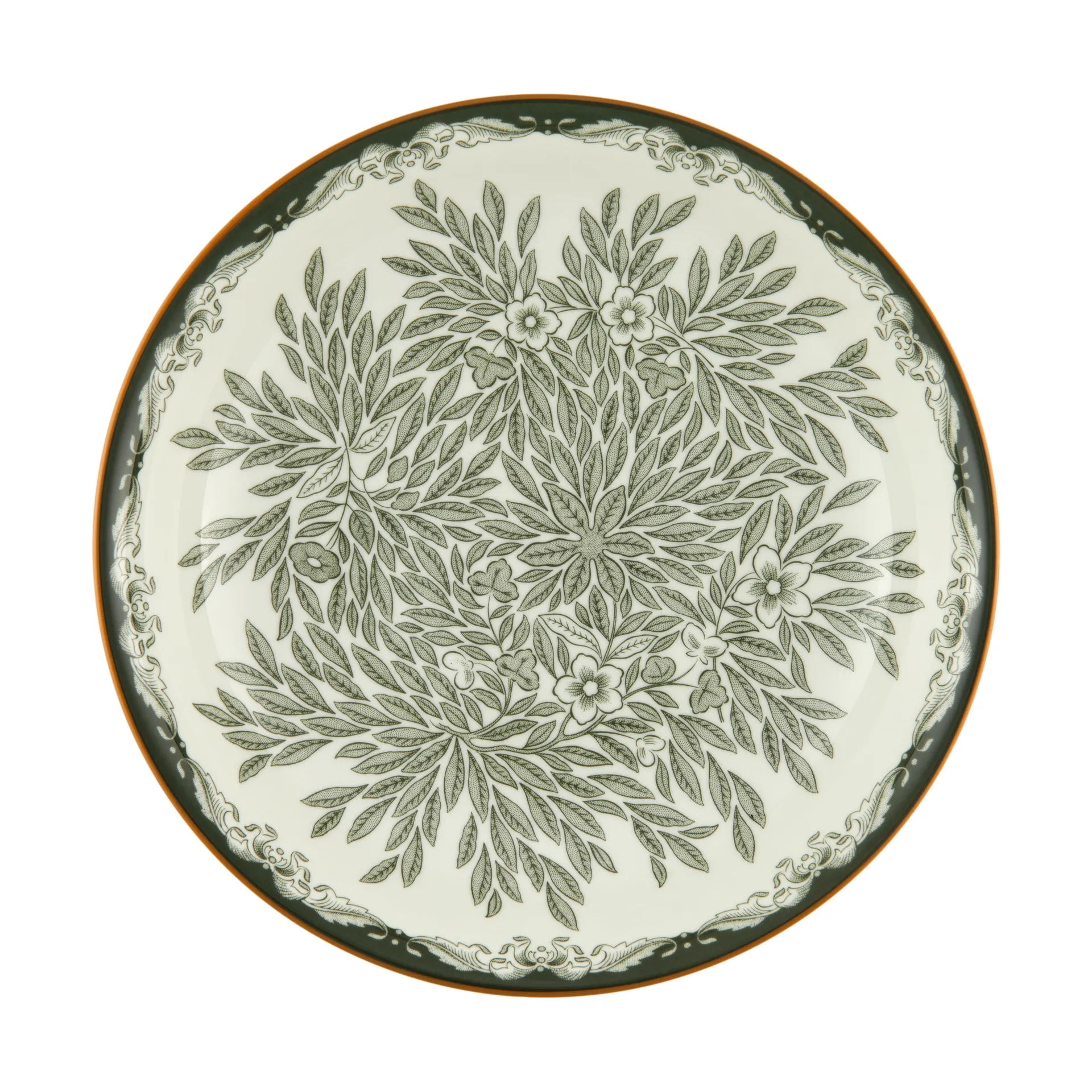 Ostindia Floris deep plate Ø22 cm, Green
 Rörstrand