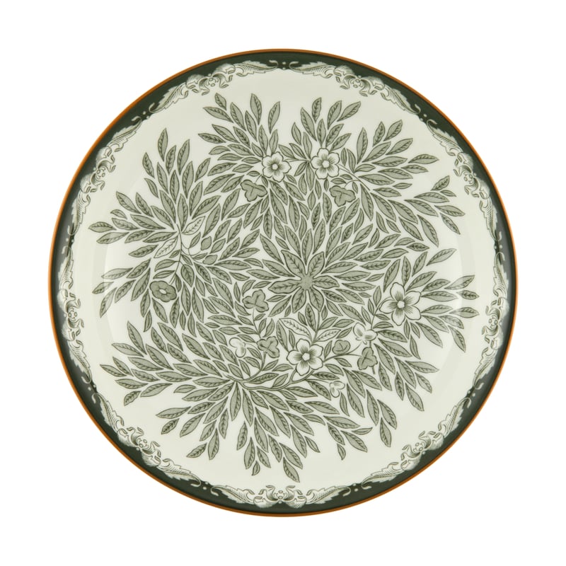 Rörstrand Ostindia Floris deep plate Ø22 cm Green