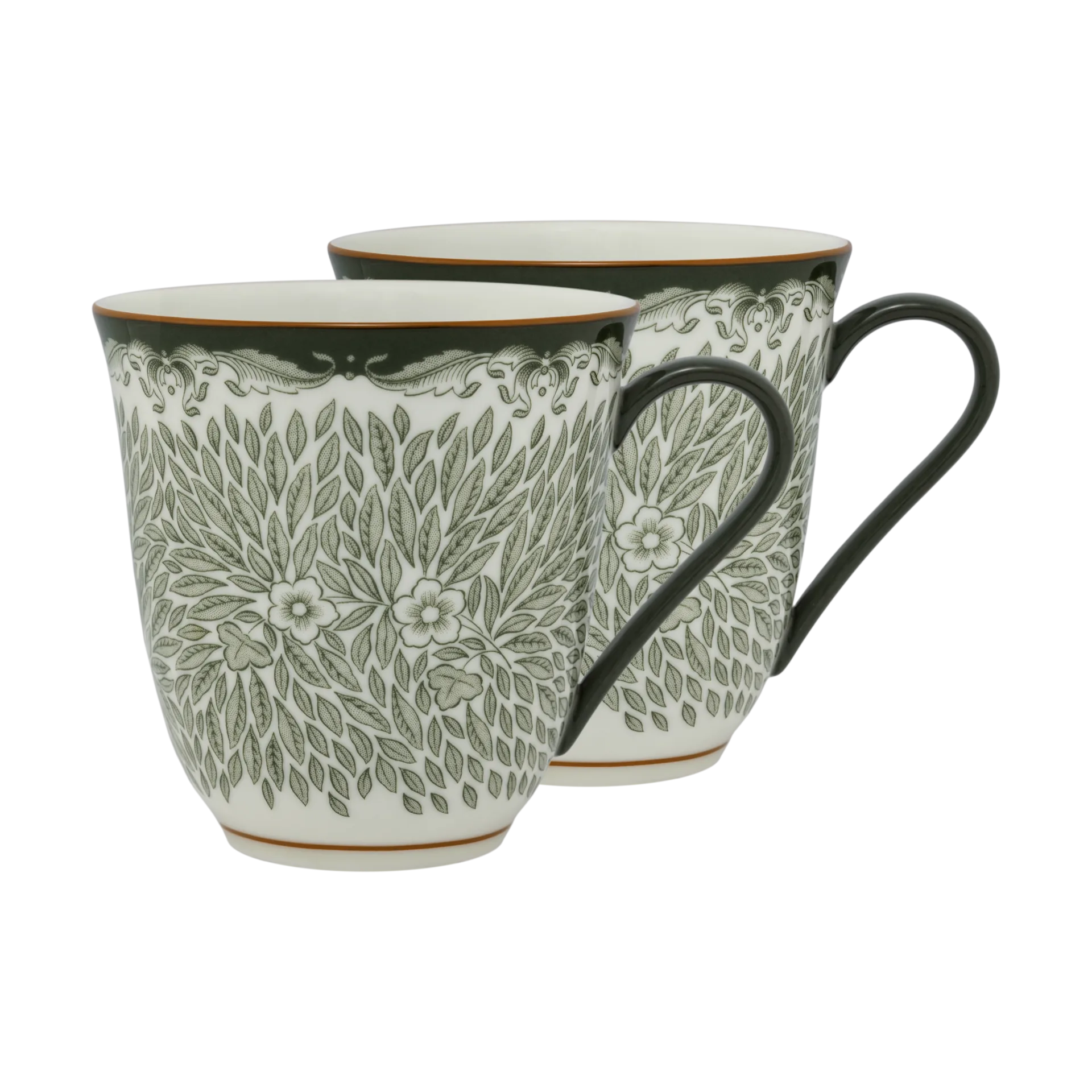 Ostindia Floris mug 30 cl2-pack, Green
 Rörstrand
