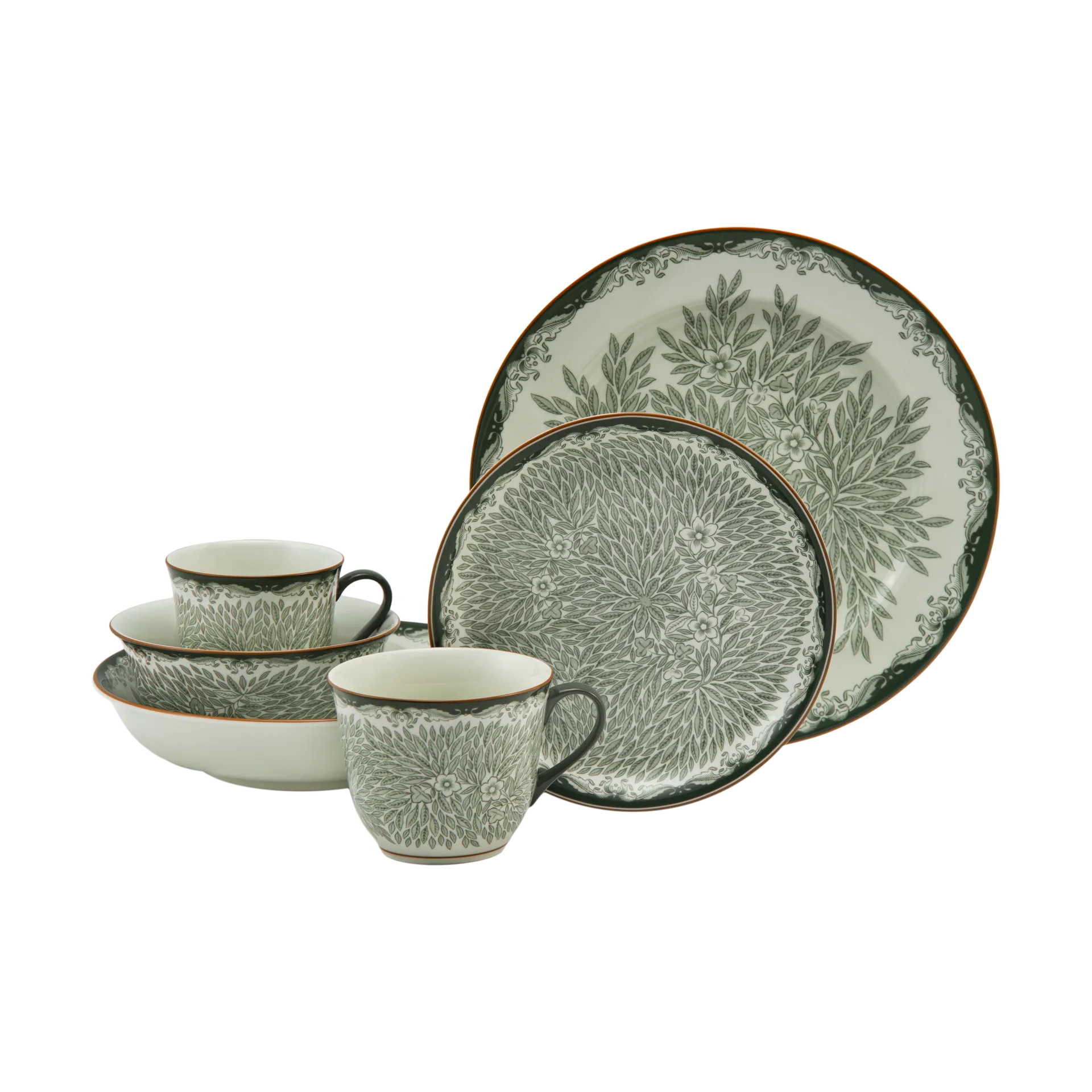 Ostindia Floris mug 30 cl2-pack, Green
 Rörstrand