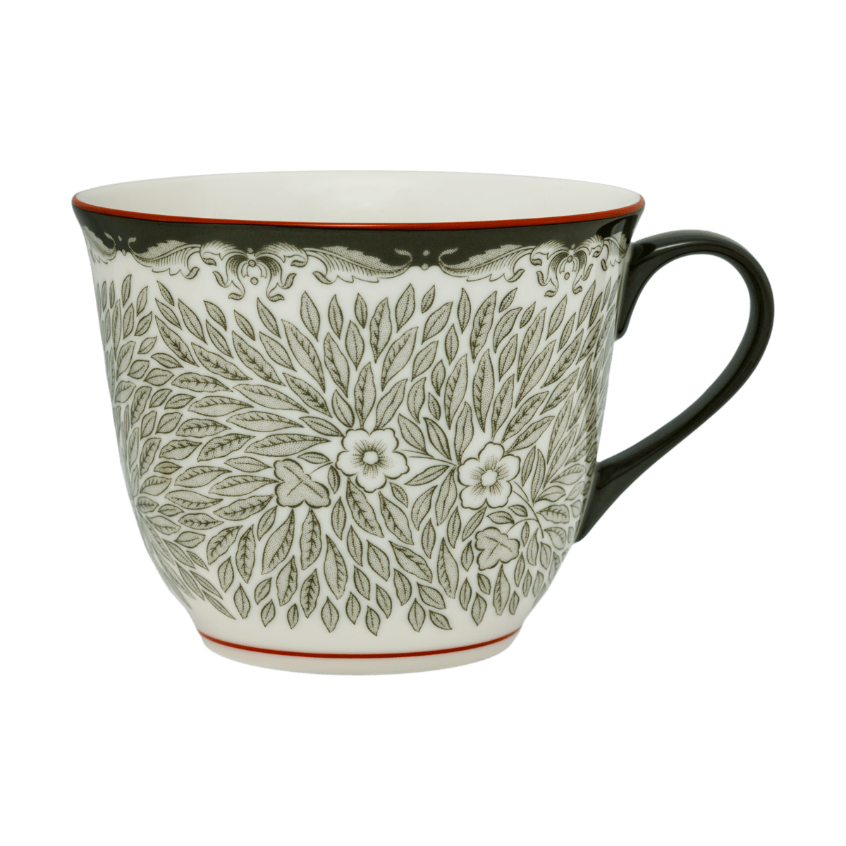 Rörstrand Ostindia Floris mug 40 cl Green | Scandinavian Design | Teacups | Green