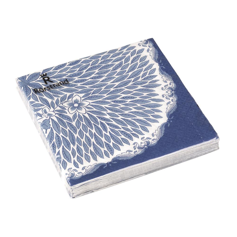 Rörstrand Ostindia Floris napkin 20-pack 33x33 cm | Scandinavian Design | Paper napkins | Blue