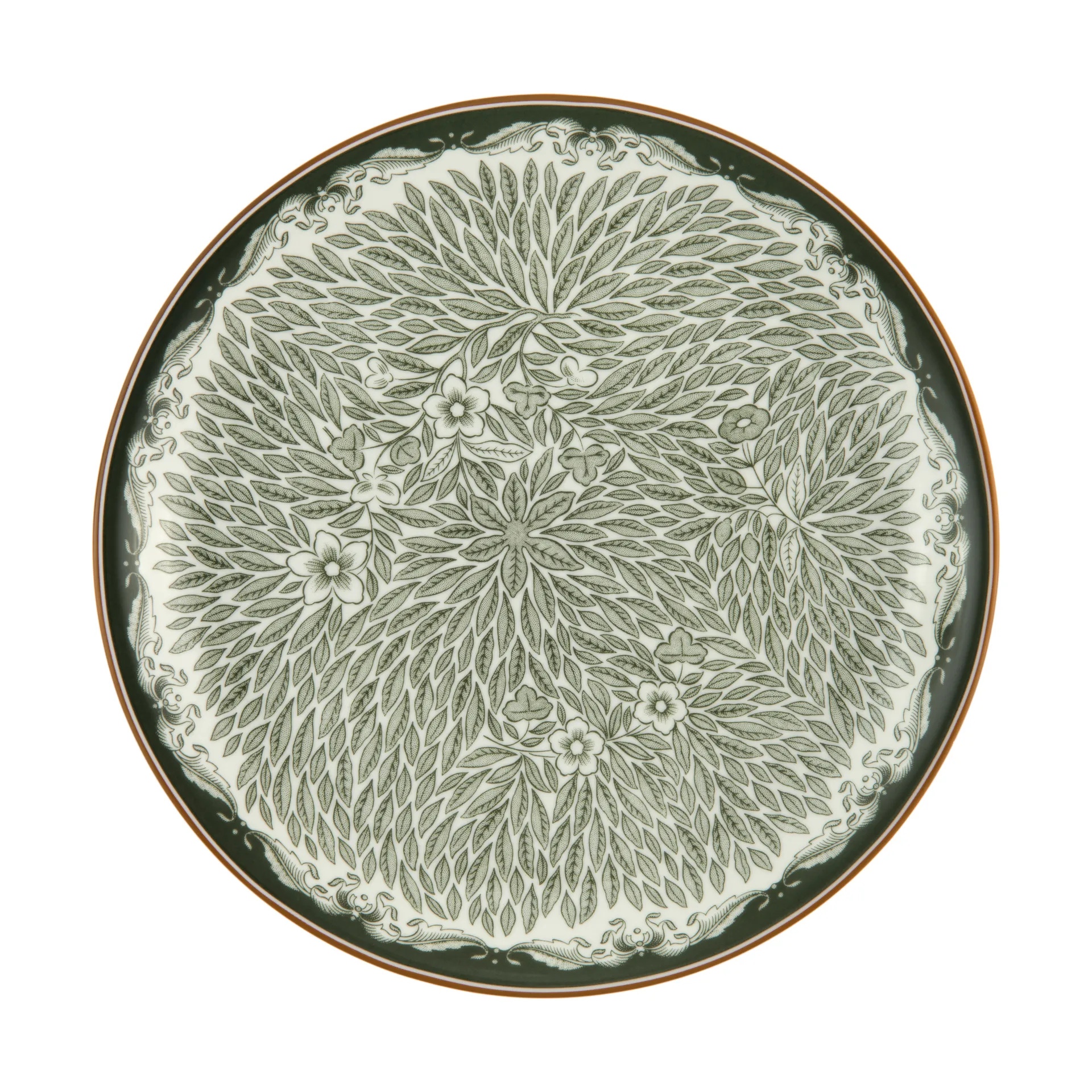 Ostindia Floris plate Ø20 cm, Green Rörstrand